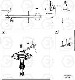 24677 Pneumatic system, 6x6 and diff lock, load unit A40 SER NO 1201-, SER NO USA 60101-, Volvo Construction Equipment