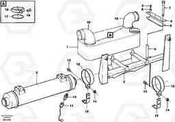 35237 Heat exchanger A40 SER NO 1201-, SER NO USA 60101-, Volvo Construction Equipment