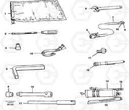 68852 Tool kit A40 SER NO 1201-, SER NO USA 60101-, Volvo Construction Equipment