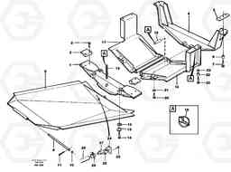 82193 Protecting plates A40 SER NO 1201-, SER NO USA 60101-, Volvo Construction Equipment