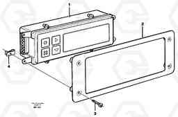 35230 Display panel A40 SER NO 1201-, SER NO USA 60101-, Volvo Construction Equipment