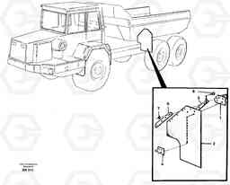 33596 Mudflap, load unit A40 SER NO 1201-, SER NO USA 60101-, Volvo Construction Equipment