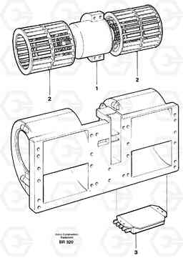 26611 Fan A40 SER NO 1201-, SER NO USA 60101-, Volvo Construction Equipment