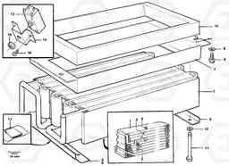 57788 Evaporator with fitting parts A40 SER NO 1201-, SER NO USA 60101-, Volvo Construction Equipment