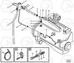 82117 Crankcase ventilation A40 SER NO 1201-, SER NO USA 60101-, Volvo Construction Equipment