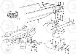 60512 Overhung tailgate A40 SER NO 1201-, SER NO USA 60101-, Volvo Construction Equipment
