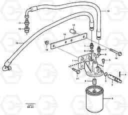 85090 Coolant filter A40 SER NO 1201-, SER NO USA 60101-, Volvo Construction Equipment