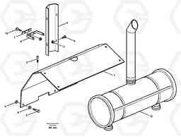 20698 Protecting plates A40 SER NO 1201-, SER NO USA 60101-, Volvo Construction Equipment