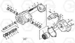 33578 Hydraulic pump A40 SER NO 1201-, SER NO USA 60101-, Volvo Construction Equipment