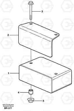 23757 Back-up warning unit A40 SER NO 1201-, SER NO USA 60101-, Volvo Construction Equipment