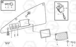 104095 Instrument panel, left A35D, Volvo Construction Equipment