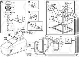 96442 Fuel tank, fuel pipes A35D, Volvo Construction Equipment