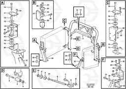 56130 Radiator mounting A35D, Volvo Construction Equipment