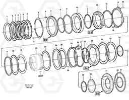 47767 Brakes, rear A35D, Volvo Construction Equipment