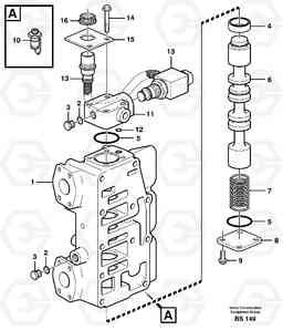 98064 Retarder valve A40D, Volvo Construction Equipment