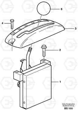 11182 Control system, gear selector A35D, Volvo Construction Equipment