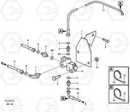 50656 Hydraulic brake system, motor unit, relay valve A35D, Volvo Construction Equipment