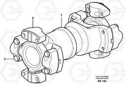 16655 Propeller shaft A35D, Volvo Construction Equipment