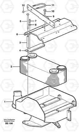 86293 Heat exchanger A35D, Volvo Construction Equipment