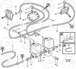 65583 Pneumatic system, 6x6 and diff lock, load unit A35D, Volvo Construction Equipment