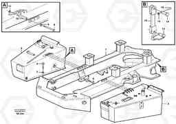 87923 Frame, front A35D, Volvo Construction Equipment