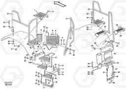 8057 Steps and ladder A35D, Volvo Construction Equipment