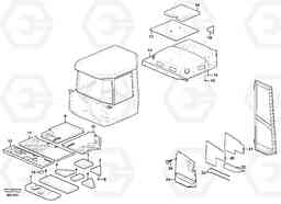 32443 Upholstery and insulation, floor, door and roof A40E FS FULL SUSPENSION, Volvo Construction Equipment