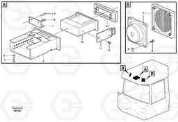 28666 Radio bracket A35D, Volvo Construction Equipment