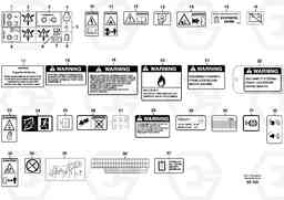 59006 Illustrations of sign plates and decals A30C, Volvo Construction Equipment