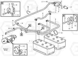 44117 Battery cable and main switch A35D, Volvo Construction Equipment