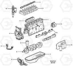 62583 Engine A35D, Volvo Construction Equipment