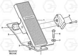 50113 Accelerator pedal A35D, Volvo Construction Equipment