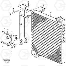 60640 Condenser device air conditioning A30E, Volvo Construction Equipment