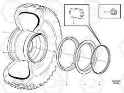 96975 Wheel A35D, Volvo Construction Equipment