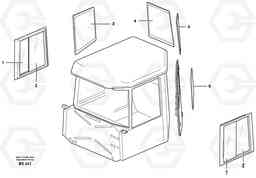 20055 Interior equipment, cab A35D, Volvo Construction Equipment