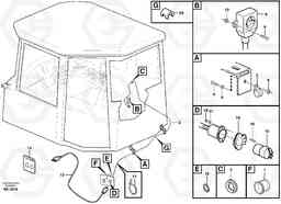 34854 Heater outlet A35D, Volvo Construction Equipment