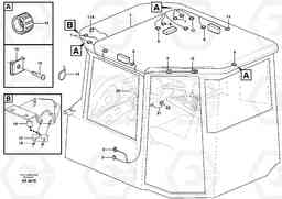 57441 Cable harnesses, cab A35D, Volvo Construction Equipment