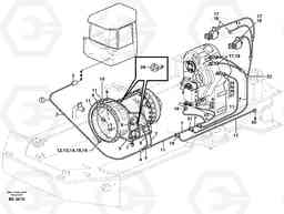 53323 Cable harnesses, front A35D, Volvo Construction Equipment