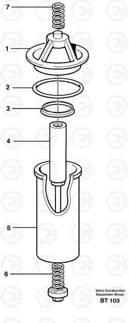 30713 Hydraulic fluid filter A40D, Volvo Construction Equipment