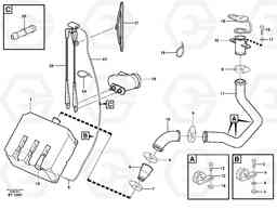 73923 Windscreen washer and wiper A40D, Volvo Construction Equipment