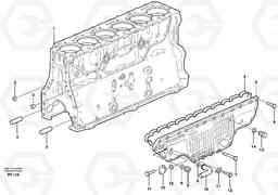 103853 Cylinder block T450D, Volvo Construction Equipment