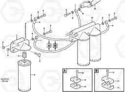 92328 Oil filter by pass A40D, Volvo Construction Equipment