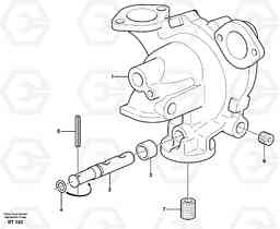 23722 Water pump A40D, Volvo Construction Equipment