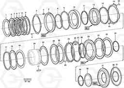 52469 Brakes, rear A40D, Volvo Construction Equipment