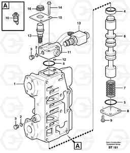 19120 Retarder valve T450D, Volvo Construction Equipment