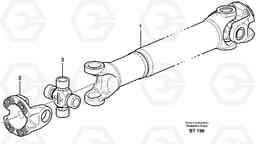 23258 Propeller shaft A40D, Volvo Construction Equipment