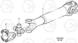 49735 Propeller shaft A40D, Volvo Construction Equipment