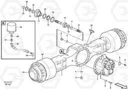 60222 Planetary axle 1, load unit A40D, Volvo Construction Equipment
