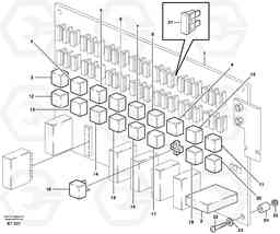 67047 Circuit board A40D, Volvo Construction Equipment