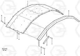 3741 Front fender A40D, Volvo Construction Equipment